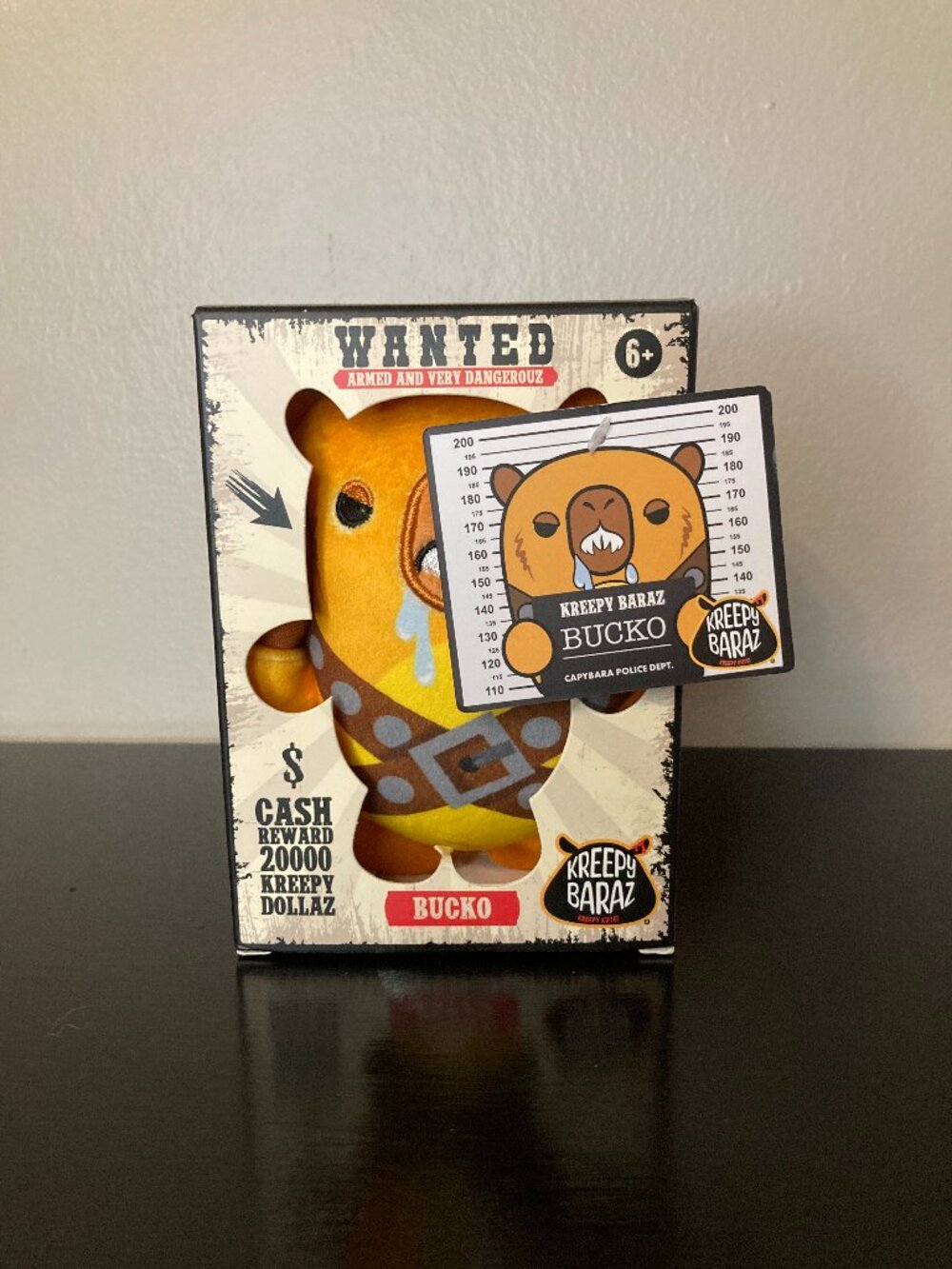 Kreepy Baraz "Bucko" 6" Collectable Plush Toy Stuffed Animal - New In Box!